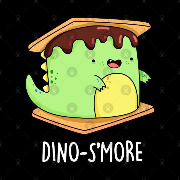 Dino-smore Cute Dinosaur Smore Pun. by punnybone