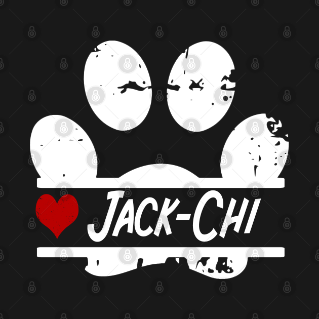 Jack Chi dog paw print Jack Chi Dog TShirt TeePublic