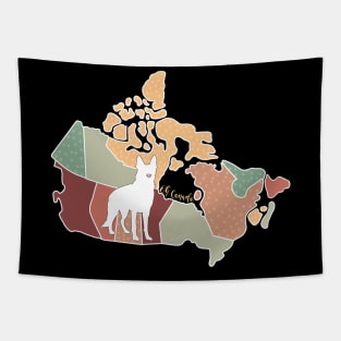 Oh Canada! German Shepherd Tapestry