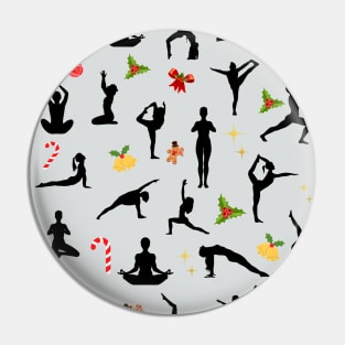 Pilates Christmas Pin