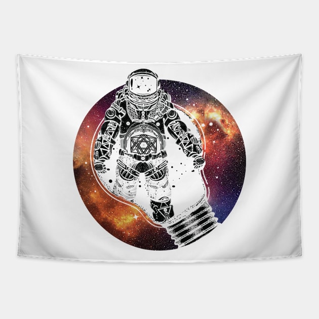 Astronaut 010 Tapestry by Manlangit Digital Studio