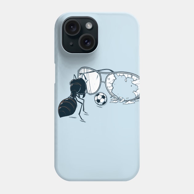Broken glasses Phone Case by raxarts