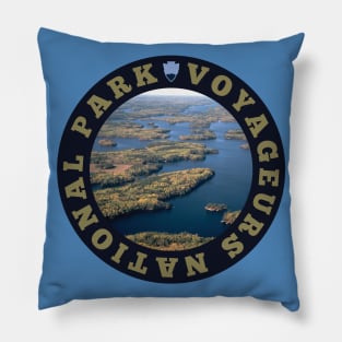 Voyageurs National Park circle Pillow