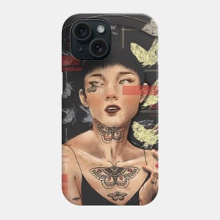 Moth Girl Phone Case