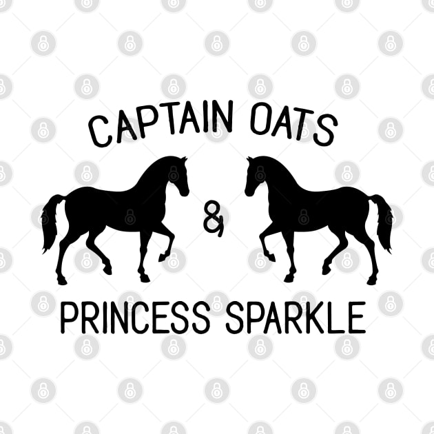 The OC - Captain Oats and Princess Sparkle by qpdesignco