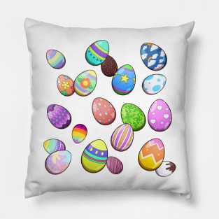 Easter Eggs Pattern Pillow