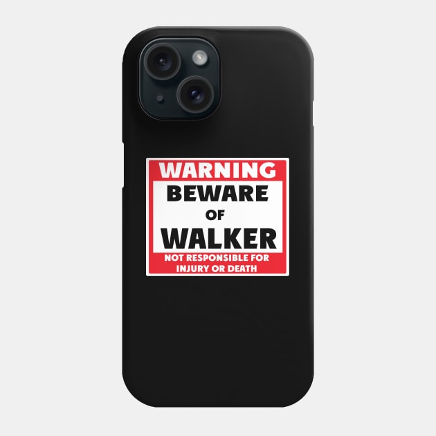 Beware of Walker Phone Case by BjornCatssen