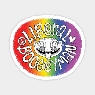 Liberal Boogeyman (rainbow) Magnet