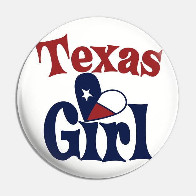 Texas Girl Pin by bubbsnugg