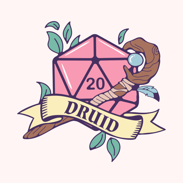 D&D Druid D20 by Sunburst