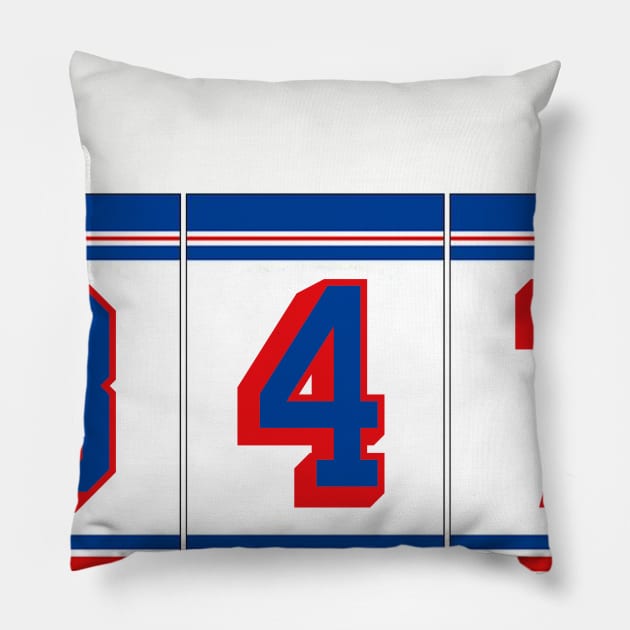 Rep Your Area Code (NYR 347) Pillow by RUTSSports