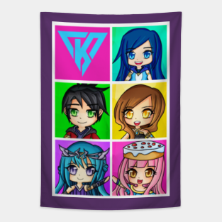 Funneh Roblox Tapestries Teepublic - funneh roblox texting simulator