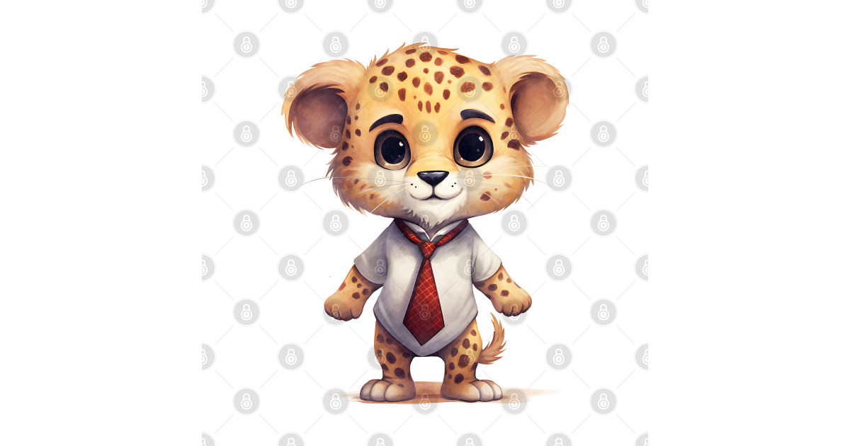 mens cheetah tie