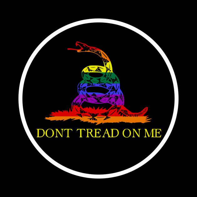 Rainbow Gadsden Flag by Shared Reality Shop