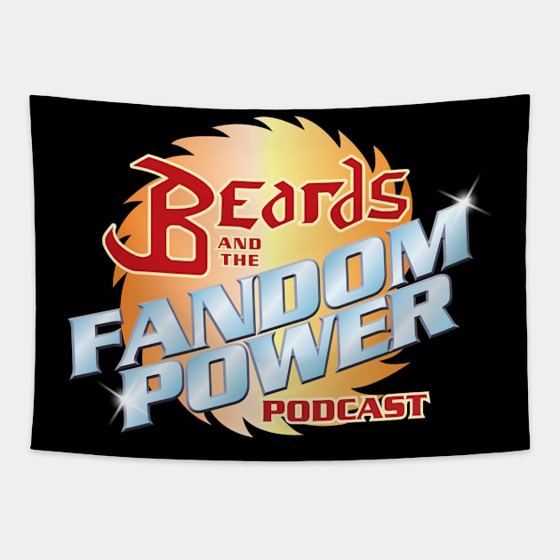 Beards and the Fandom Power Podcast Tapestry by Fandom Power Podcast Merch Shop