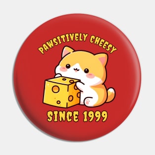 Positively cheesy since 1999 Pin