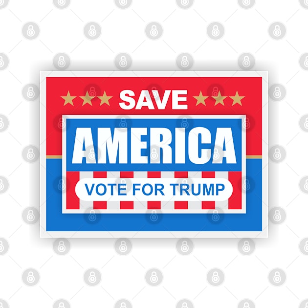 Save America Trump 2024 by Dale Preston Design