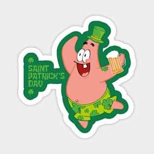 Saint Patrick Star's Day Magnet