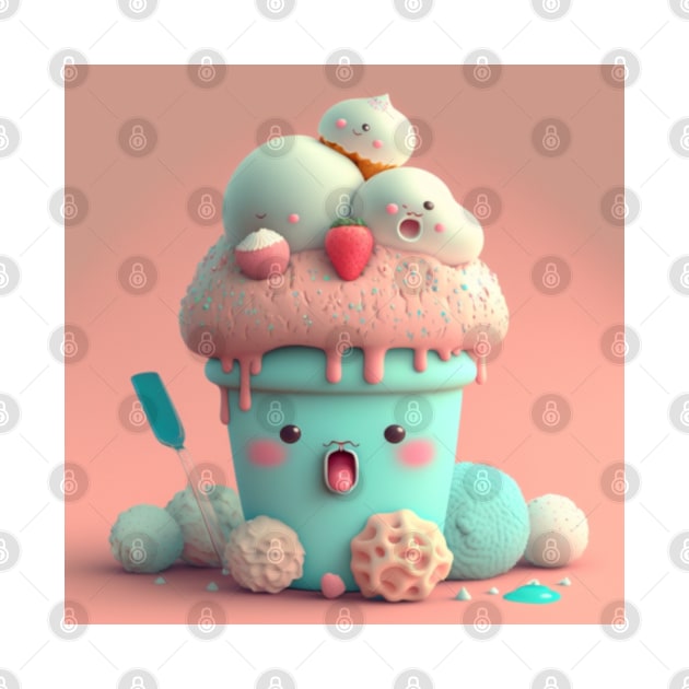 kawaii ice cream gift ideas by WeLoveAnimals