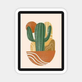 Boho Saguaro Cactus Magnet