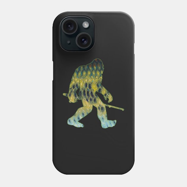 Bigfoot - Bass Fishing Phone Case by  The best hard hat stickers 