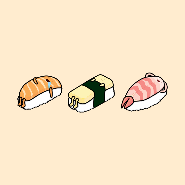 3 Piece Sushi Bed by gianinaann