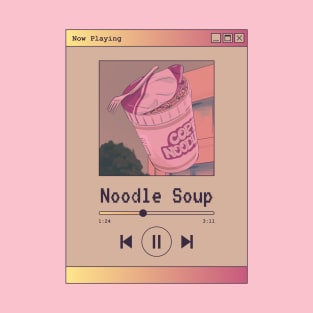 Anime Aesthetic Noodle Soup T-Shirt