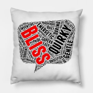 Positive Words, Positive Vibes, Quotes Pillow