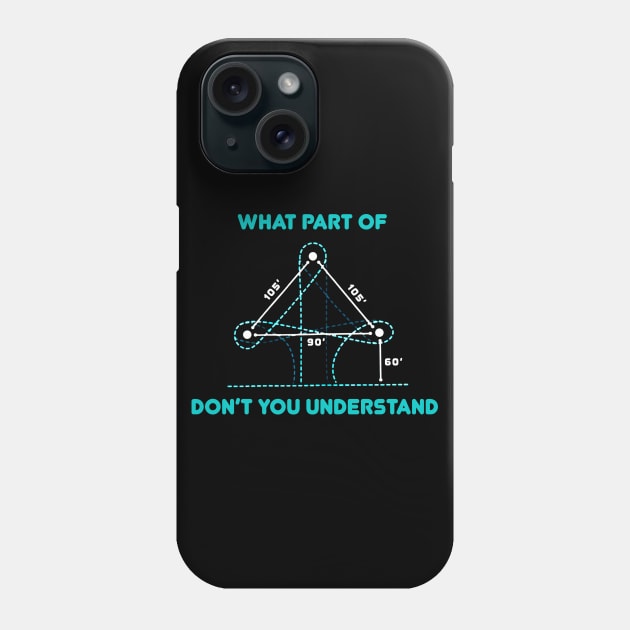 What Part Of Don't You Understand Gift Math Teacher Phone Case by cobiepacior