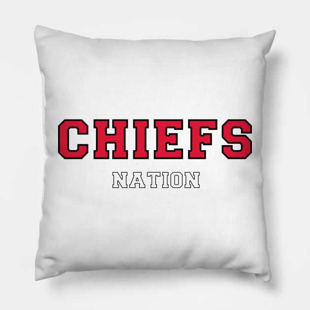 Chiefs Nation Pillow by teakatir