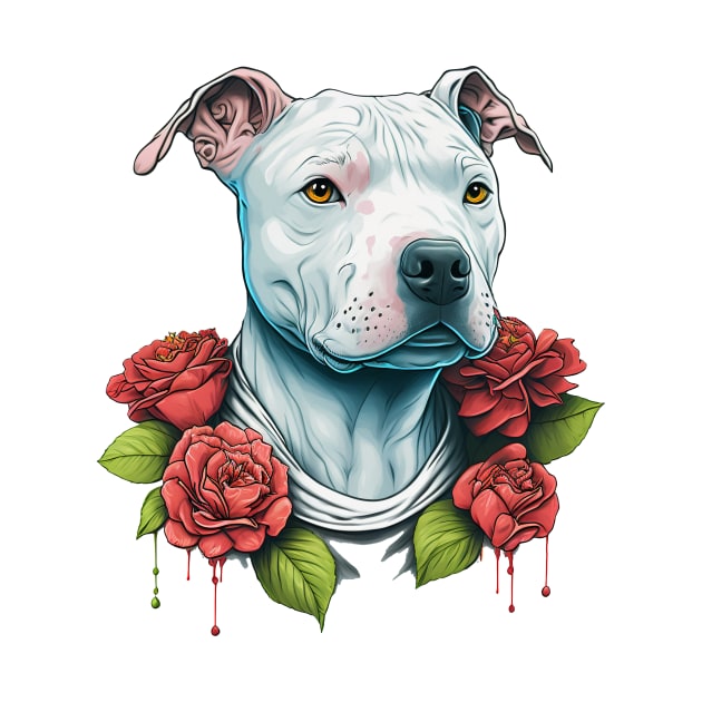 pitbull dog lover by Crazy.Prints.Store