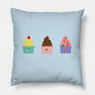 Frozen Yogurt Trio Pillow