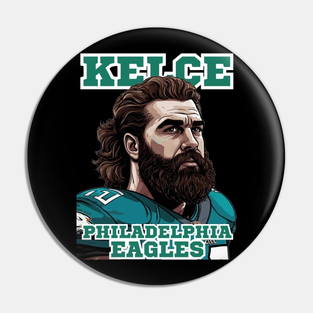 Jason Kelce Pin by Charlie Dion