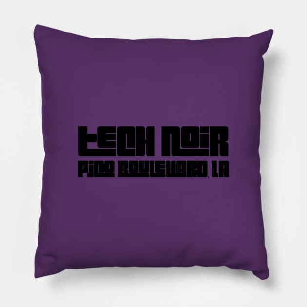 Tech Noir Pillow by MOTD123