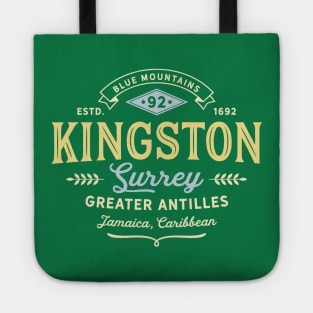 Kingston Jamaica vintage logo Tote