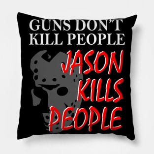 Horror Movie Design featuring Jason Hockey Mask Pillow