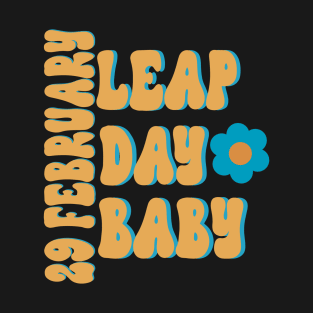 Leap Day Baby Retro T-Shirt