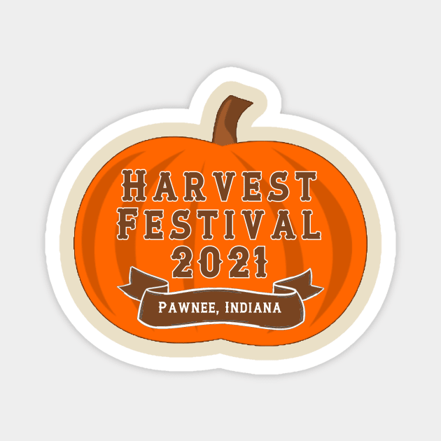 Harvest Festival Magnet by Pretty Good Shirts