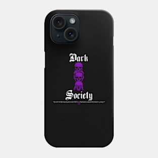 DARK SOCIETY PURPLE Phone Case