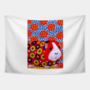 Smell the Flowers, Little Guinea Pig Tapestry