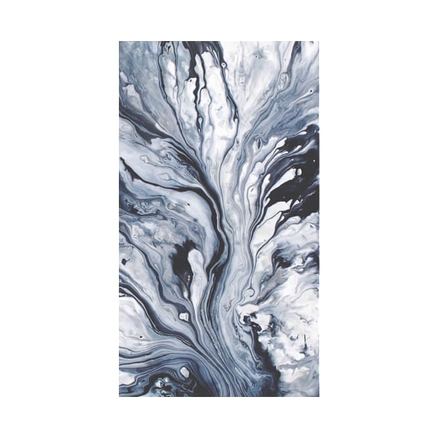 Blue Elegant Marble by TiiShop