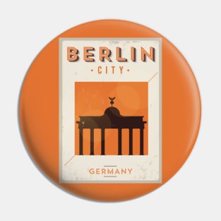 Berlin Poster Design Pin