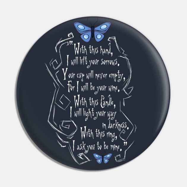 " With This Hand . . . " [ White Lettering ] Pin by xJakkAttack