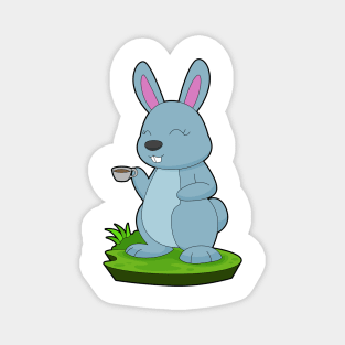 Rabbit Coffee Cup Magnet