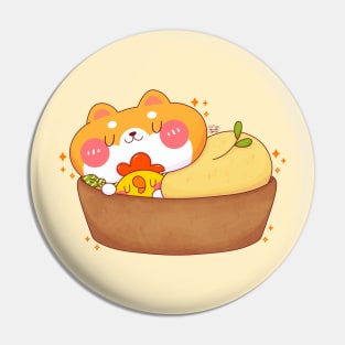 Shiba Fruit Tart Pin