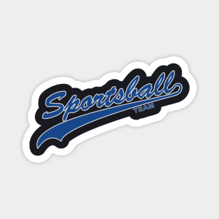 Sportsball! (Blue & Silver) Magnet