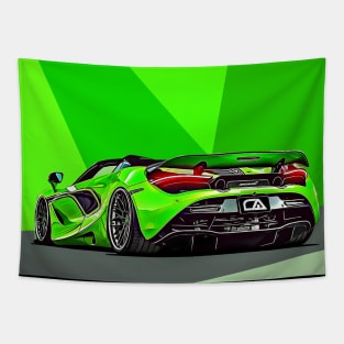 Custom McLaren 720s Illustration Tapestry