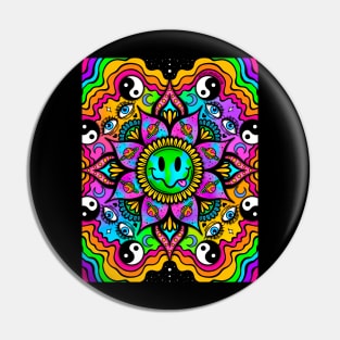 Hippie mandala Pin