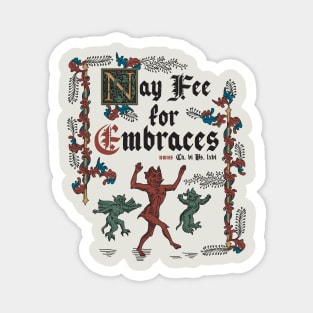 Free Hugs Medieval Style - funny retro vintage English history Magnet