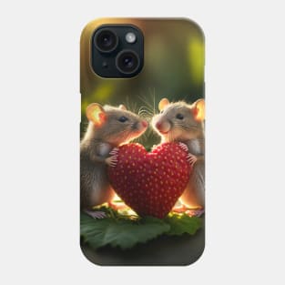 A Couple of Love Mices 3 Phone Case